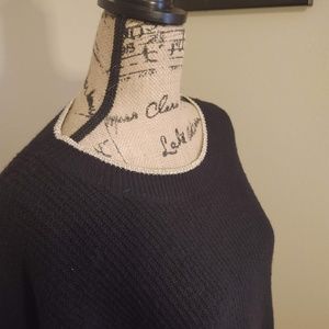 Black Sweater with Gold trim